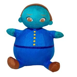 Willy Wonka Violet Beauregarde Blueberry Plush Stuffed Toy 8 inch Blue Tracksuit
